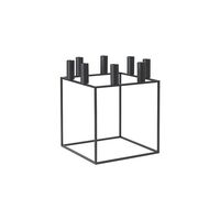 Kubus 8 Candlestick Black