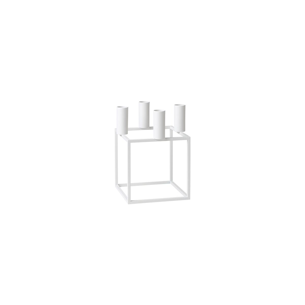 Kubus 4 Bougeoir Blanc