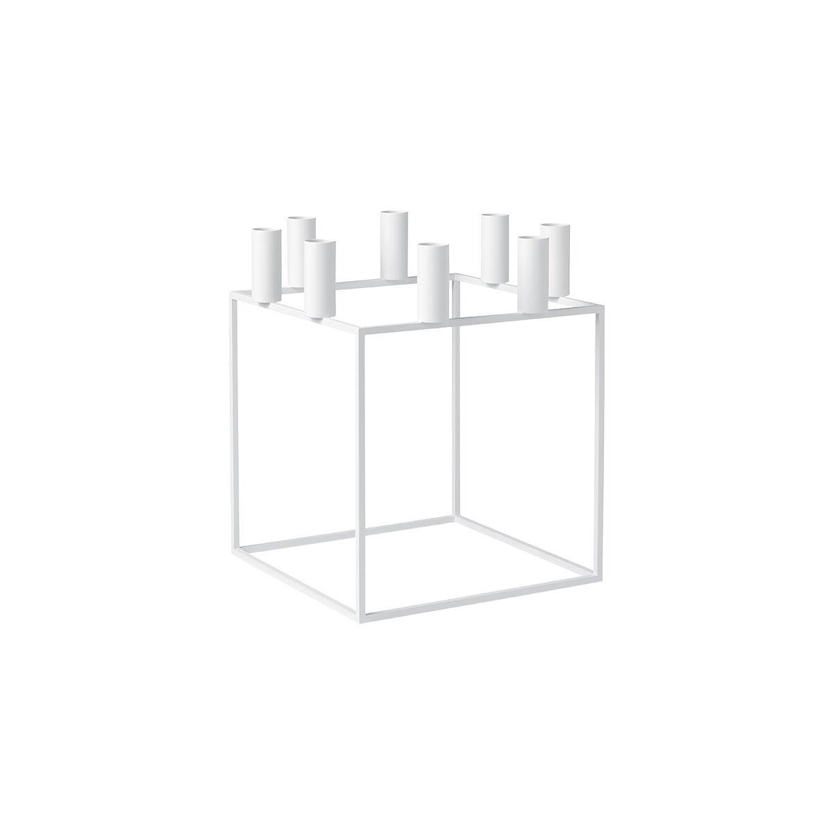 Kubus 8 Bougeoir Blanc
