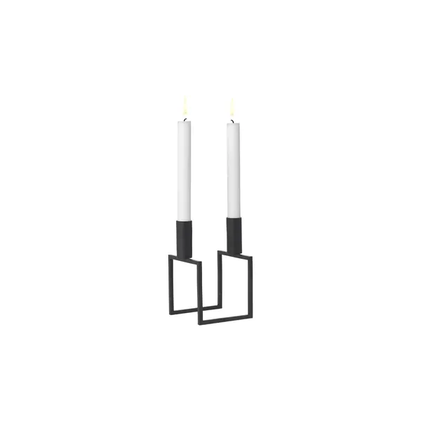 Cube Line Candlestick Black
