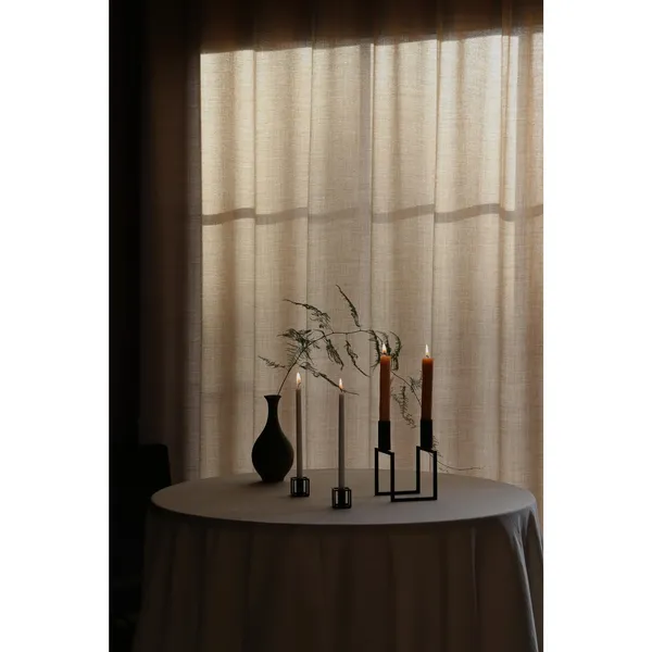 Cube Line Candlestick Black