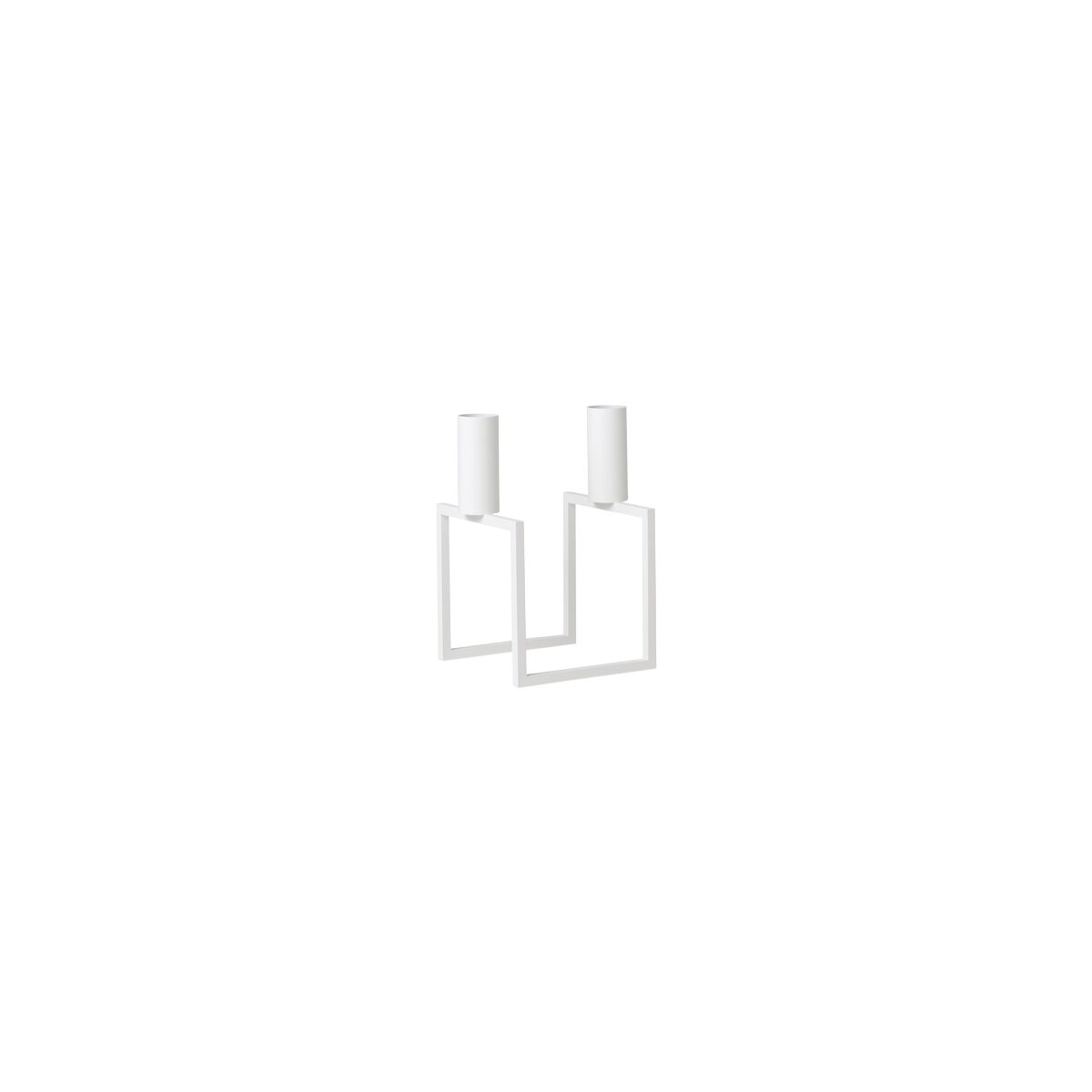 Kubus Line Lysestake Hvit