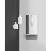Amp Pendel Stor Hvid/Hvid
