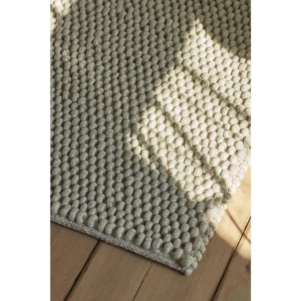 Peas Rug 140x200 Soft Grey
