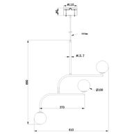 MOBIL 70 Pendel Sort/Opal
