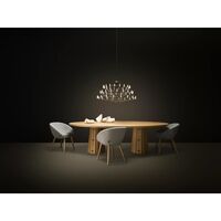 Coppélia Hanglamp Groot Chroom