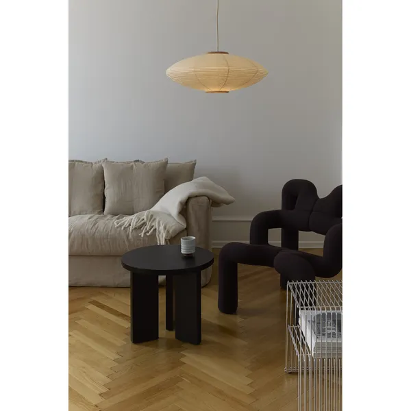 Mori Oval Pendant Ø65 Oak/Off-white