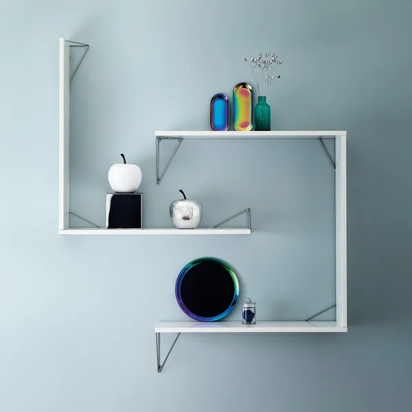 Pythagoras Bracket Chrome Pair