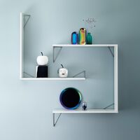 Pythagoras Bracket Chrome Pair