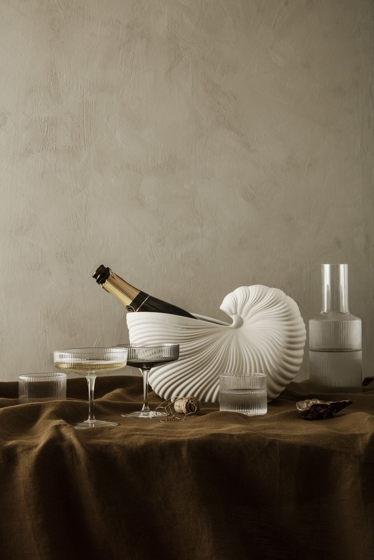 Ripple Champagner , 2er-Set , Klar