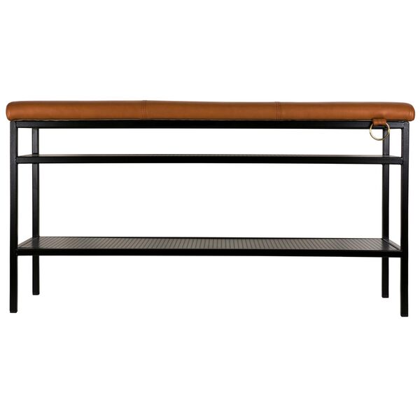 Nancy Bench Black/Cognac