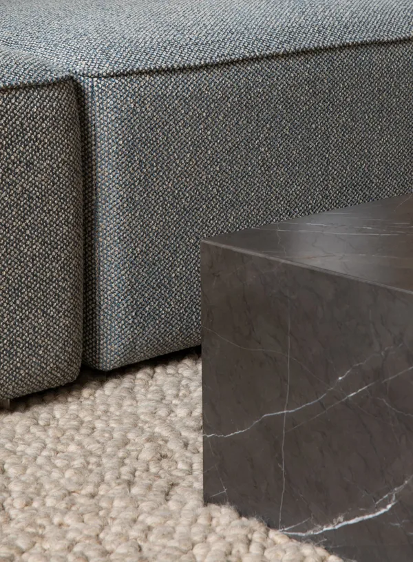 Plinth Coffee Table Low Marquina Marble