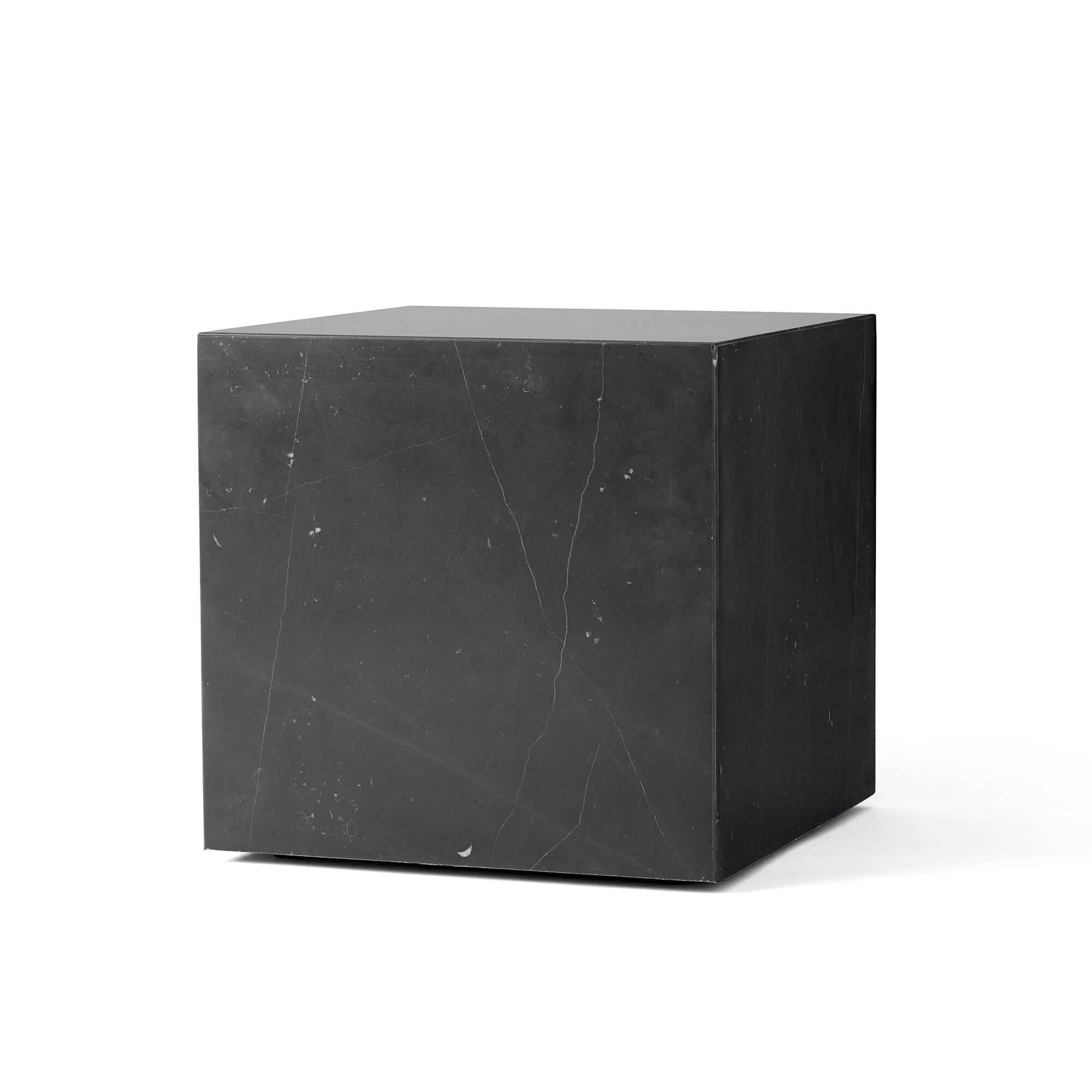 Plinth Sofabord Kubik Marquina Marmor