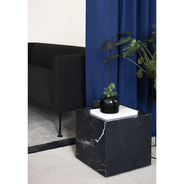 Plinth Soffbord Cubic Marquina Marble