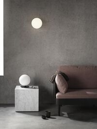Plinth Soffbord Kubisk Carrara Marmor