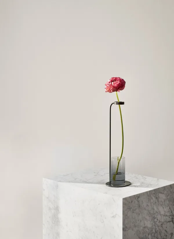Plinth Soffbord Kubisk Carrara Marmor