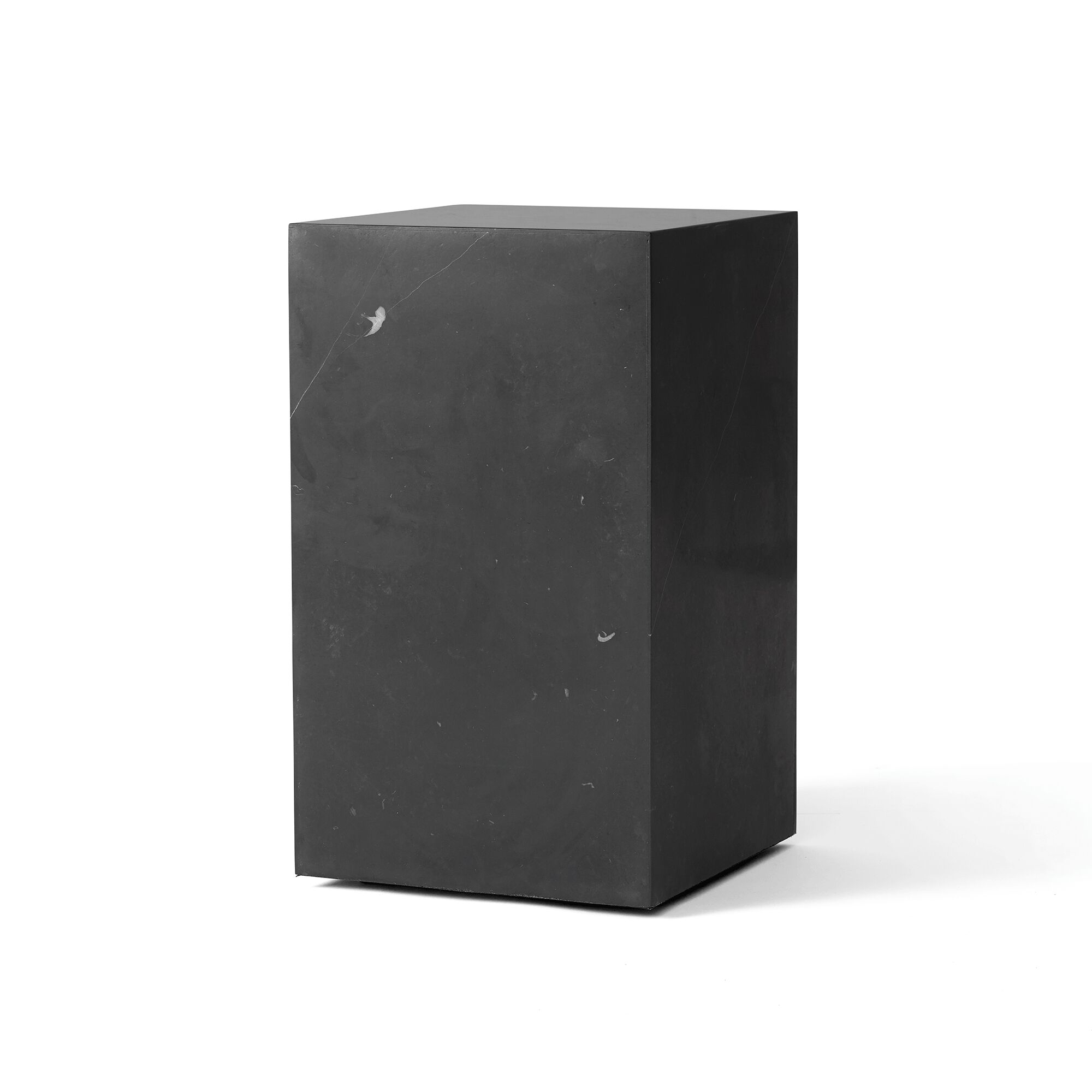 Plinth Sofabord Høj Nero Marquina Marmor