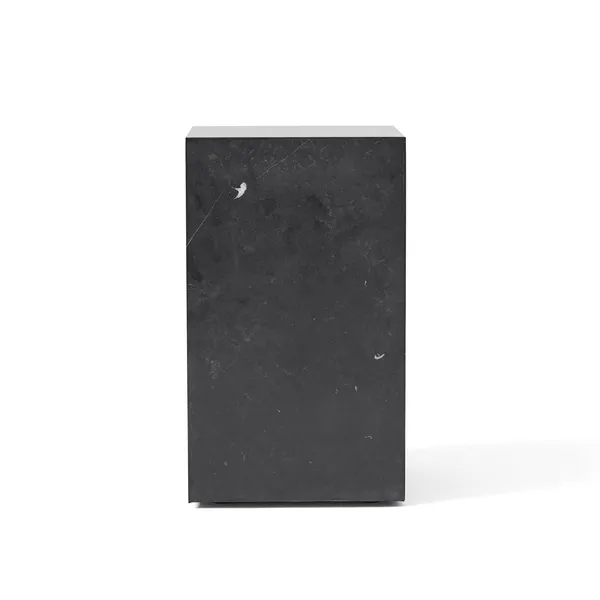 Plinth Coffee Table High Nero Marquina Marble