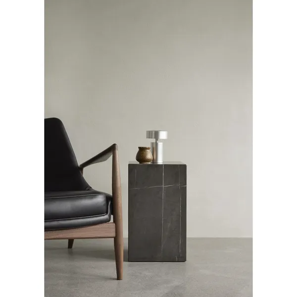 Plinth Coffee Table High Nero Marquina Marble