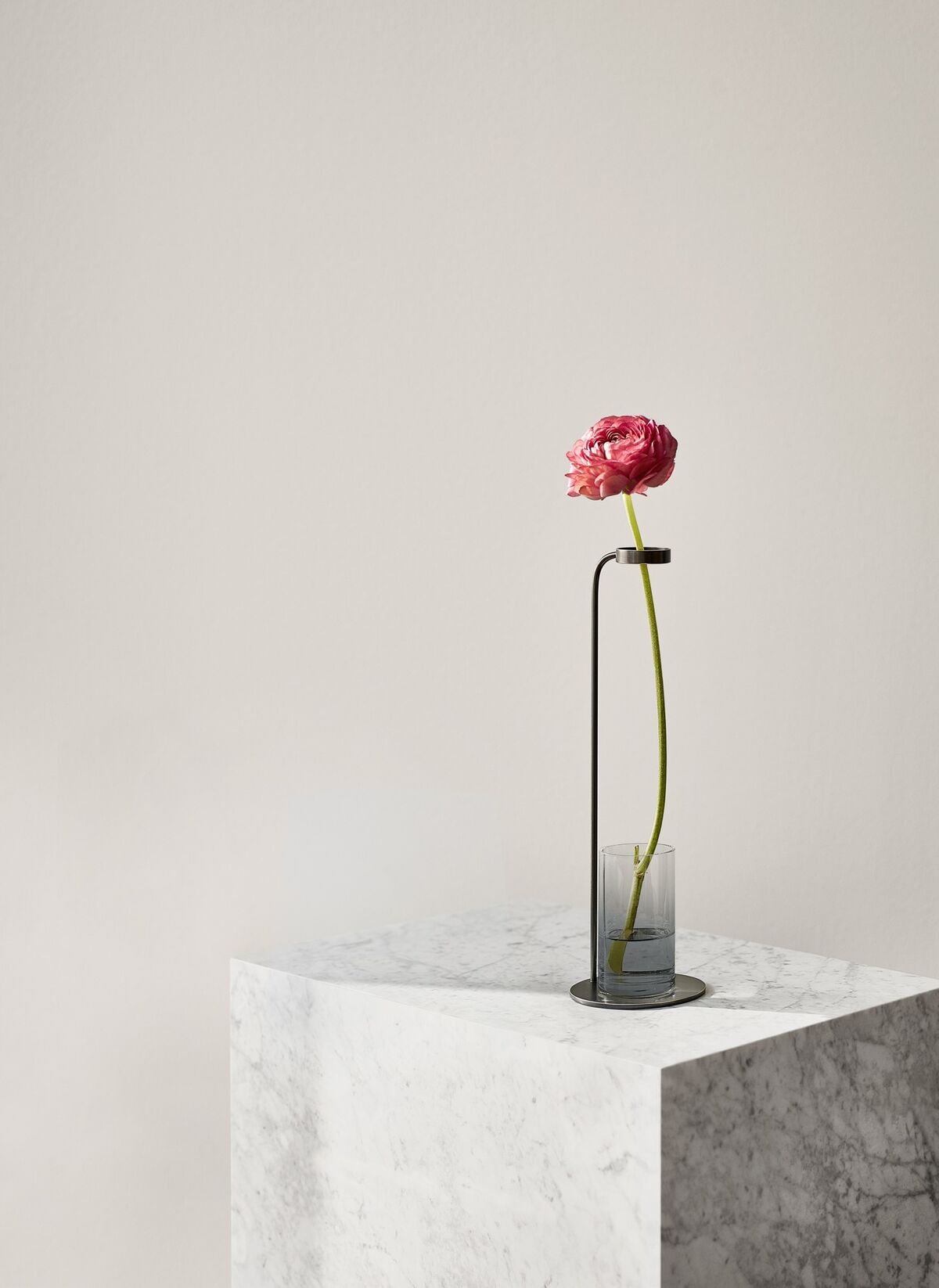 Stolik Kawowy Plinth High Carrara Marble