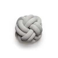Cuscino Nodo Bianco/ Grigio