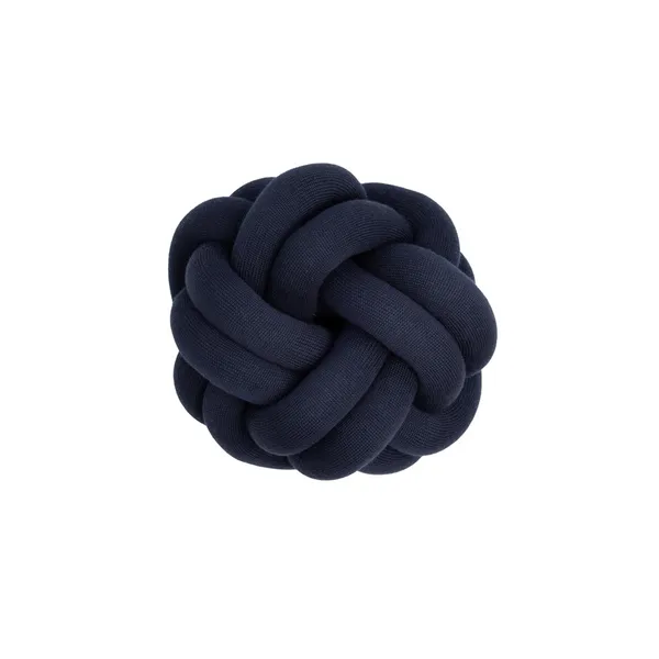 Poduszka Knot Ciemnoniebieski