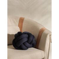Knoop Kussen Donkerblauw