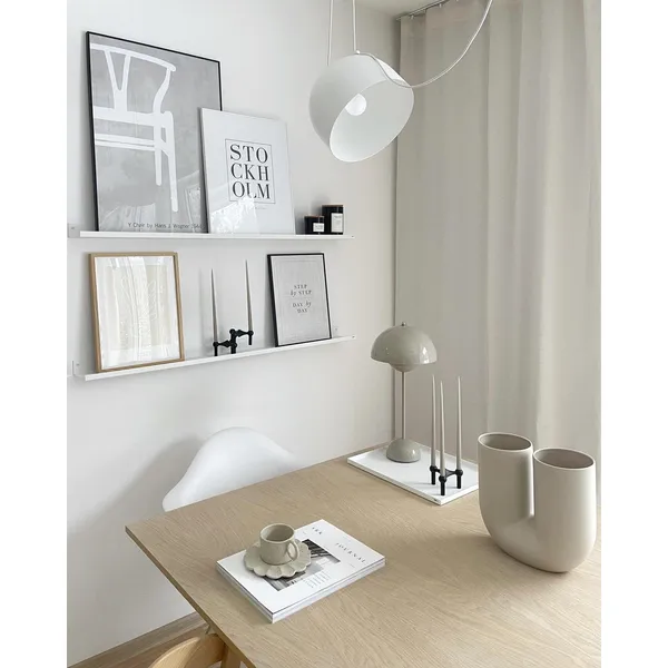 Flowerpot VP3 Table Lamp Beige/Grey