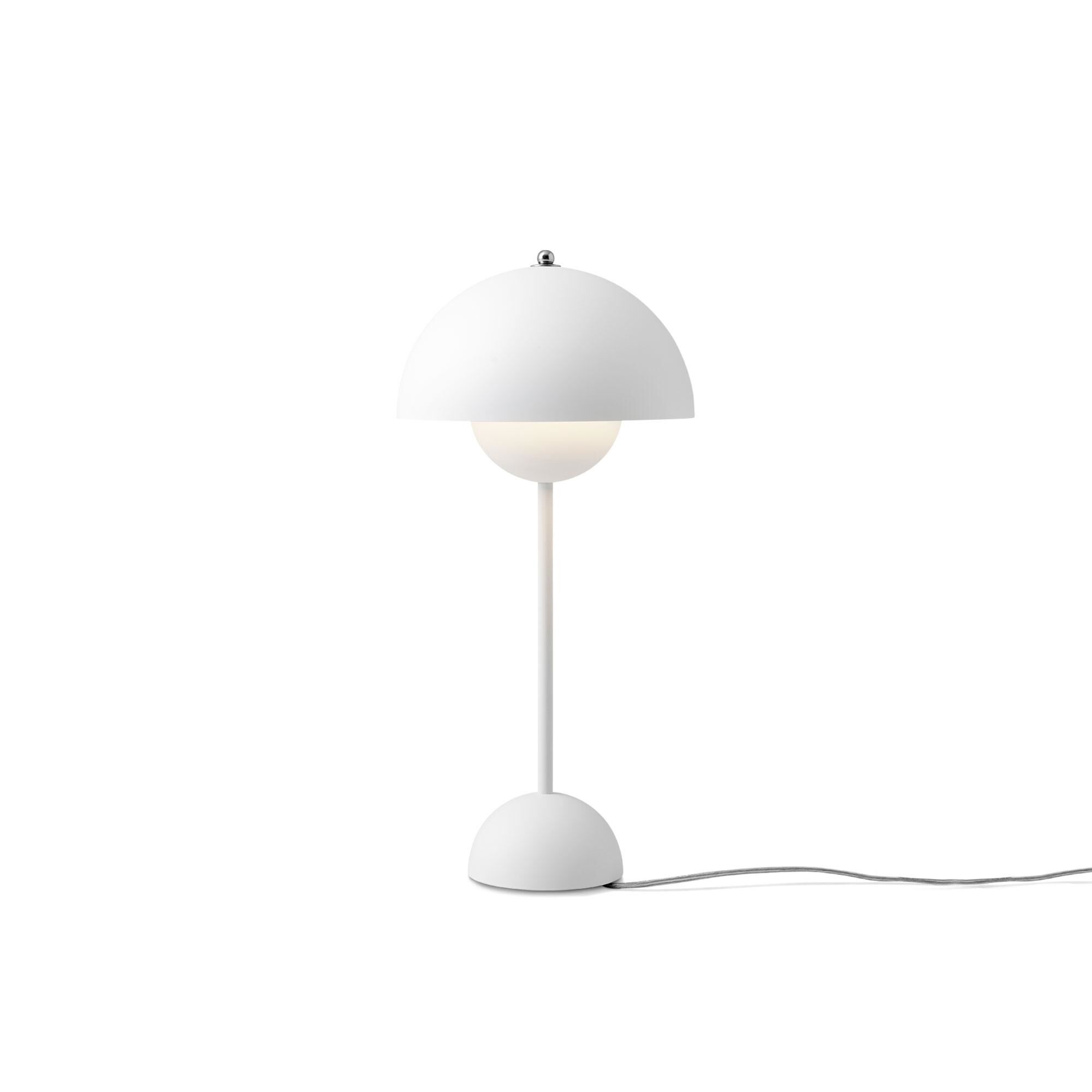 Flowerpot VP3 Bordslampa Matt Ljusgr&aring;