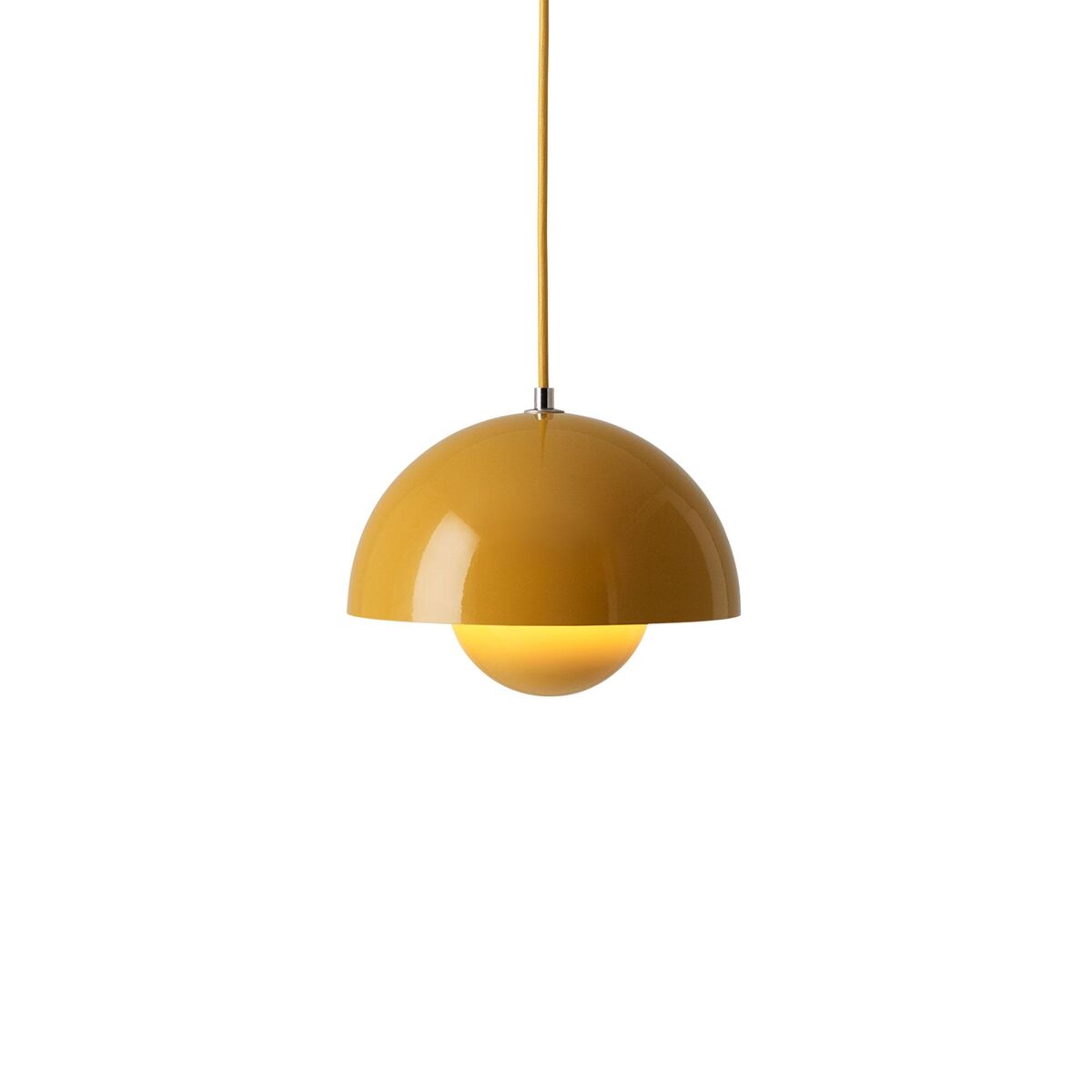 Flowerpot VP1 Hanglamp Mosterdgeel