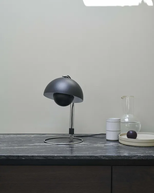 Flowerpot VP4 Bordlampe Mat Hvid