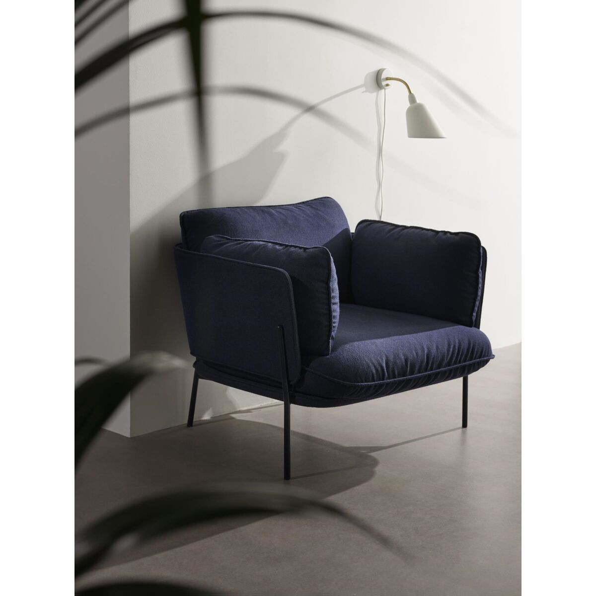 Bellevue AJ9 Væglampe Sort & Messing