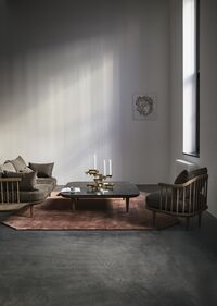 Fly SC5 Sofabord Røget Eg/Nero Marquina