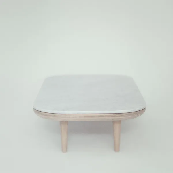 Fly SC5 Coffee Table Oiled Oak/Bianco Carrara Marble