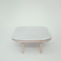 Fly SC5 Coffee Table Oiled Oak/Bianco Carrara Marble