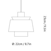 Utzon JU1 Pendant White