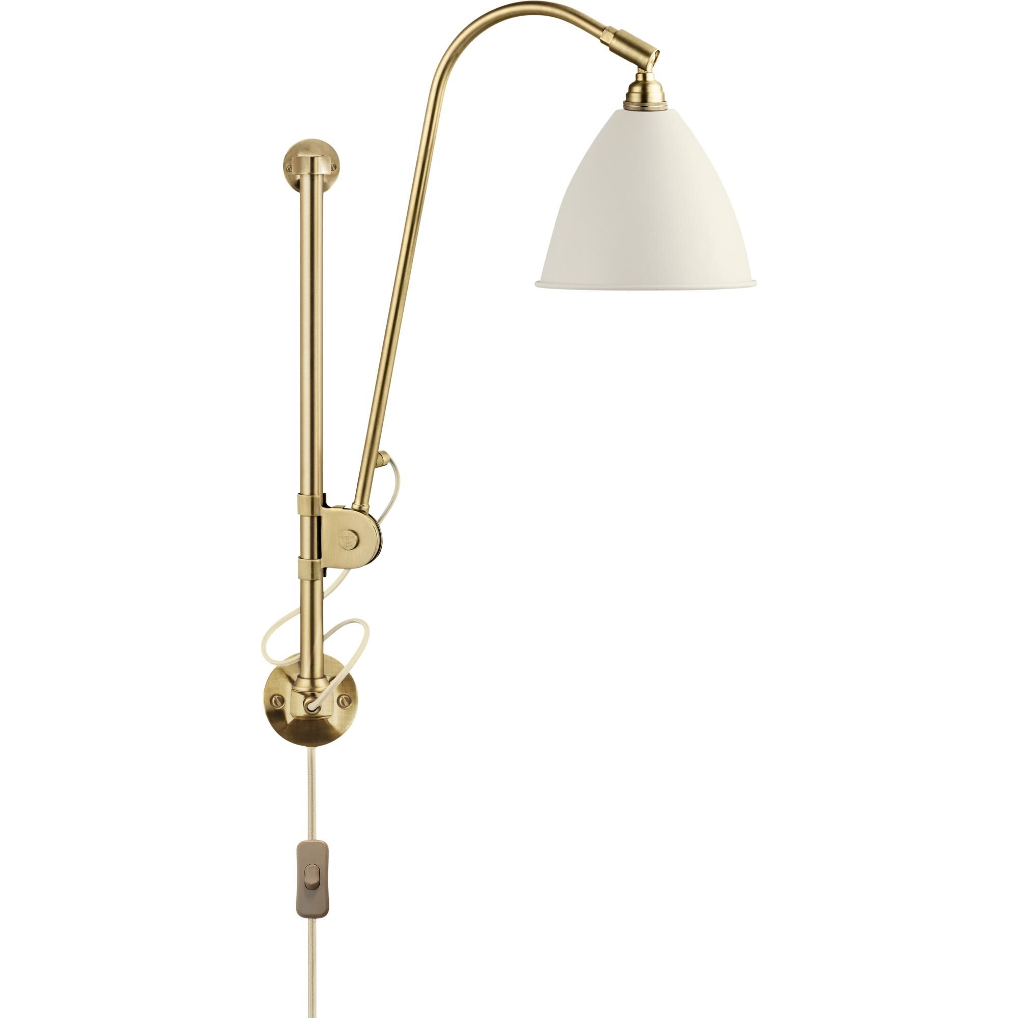 Bestlite BL5 V&auml;gglampa Matt Vit/ M&auml;ssing