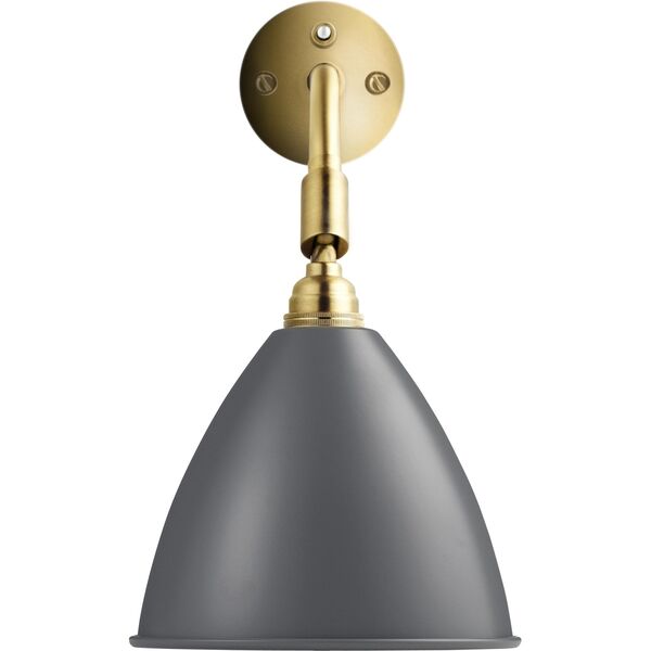 Bestlite BL7 Wandlamp Grijs/ Messing