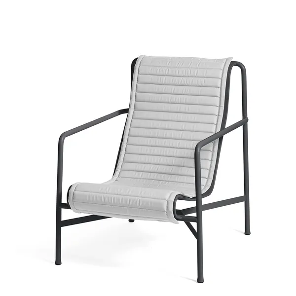 Gewatteerd Kussen voor Palissade Fauteuil High Cloud Grijs