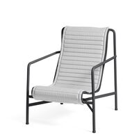 Gewatteerd Kussen voor Palissade Fauteuil High Cloud Grijs