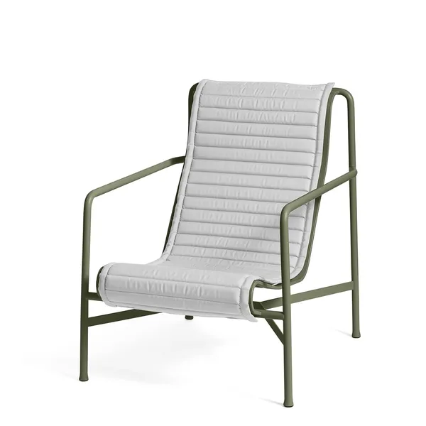 Gewatteerd Kussen voor Palissade Fauteuil High Cloud Grijs
