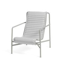 Gewatteerd Kussen voor Palissade Fauteuil High Cloud Grijs