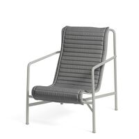 Coussin Matelassé Pour Fauteuil Palissade Anthracite Élevé