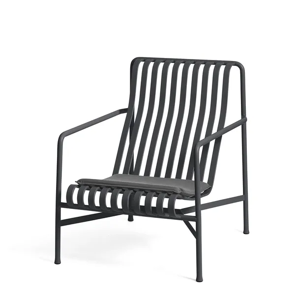 Coussin Pour Fauteuil Palissade Haute & Basse Anthracite