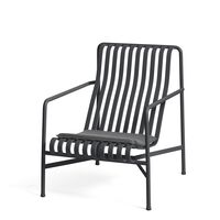 Coussin Pour Fauteuil Palissade Haute & Basse Anthracite