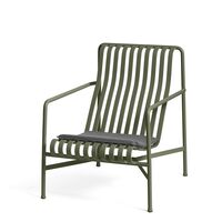 Coussin Pour Fauteuil Palissade Haute & Basse Anthracite