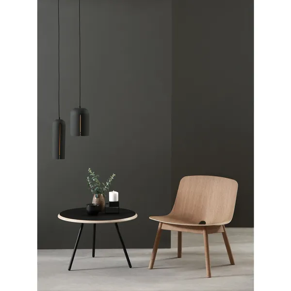 Soround Coffee Table Black Laminate Ø60 H40.5