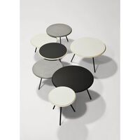 Soround Coffee Table Black Laminate Ø60 H40.5
