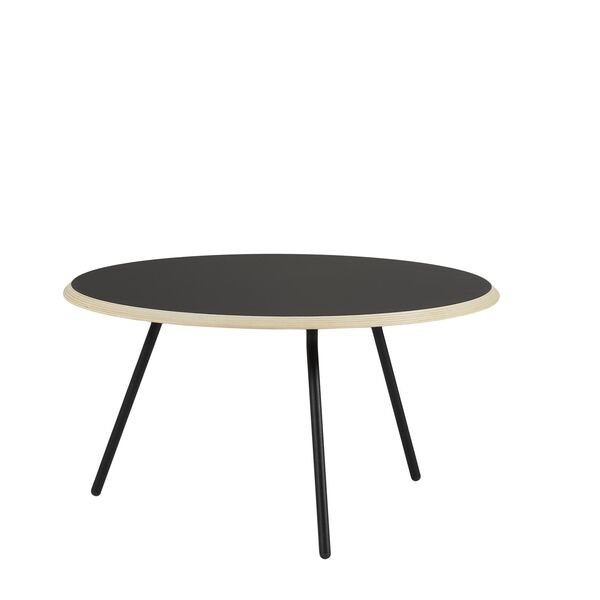 Soround Salontafel Zwart Laminaat Ø75 H40.5
