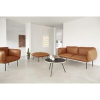 Soround Coffee Table Black Laminate Ø75 H40.5